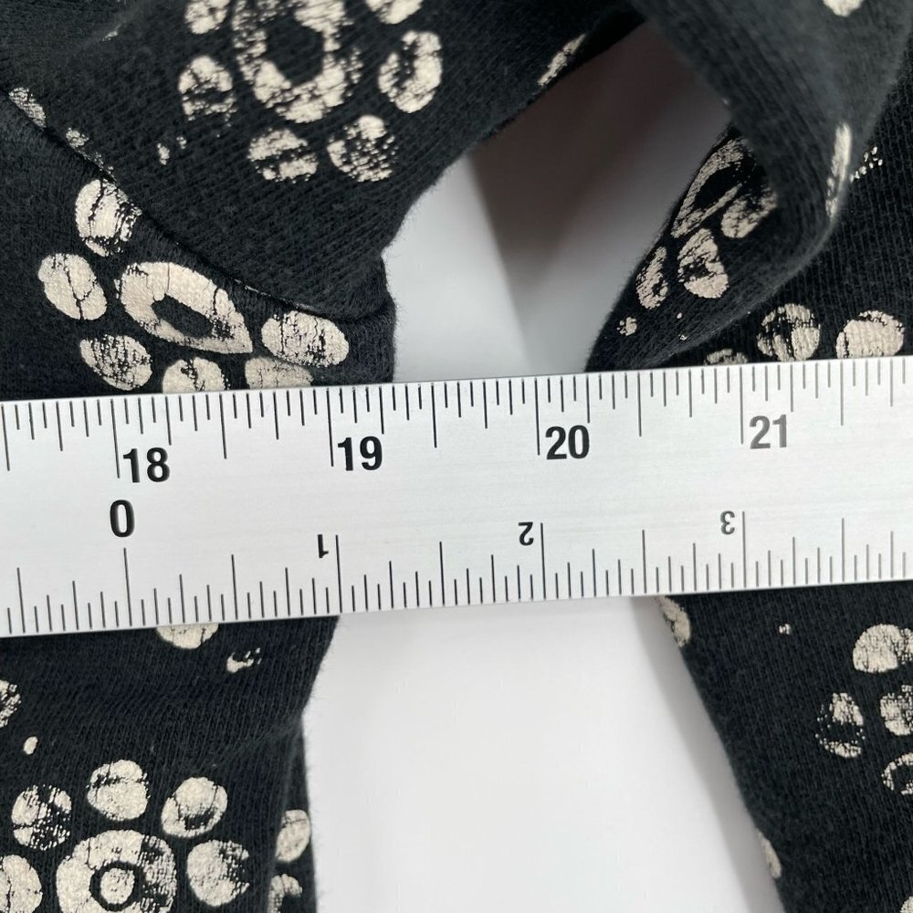 Billabong Juniors Floral Beach BOHO Full Zip Hoodie  Size L Black Print - Picture 8 of 8